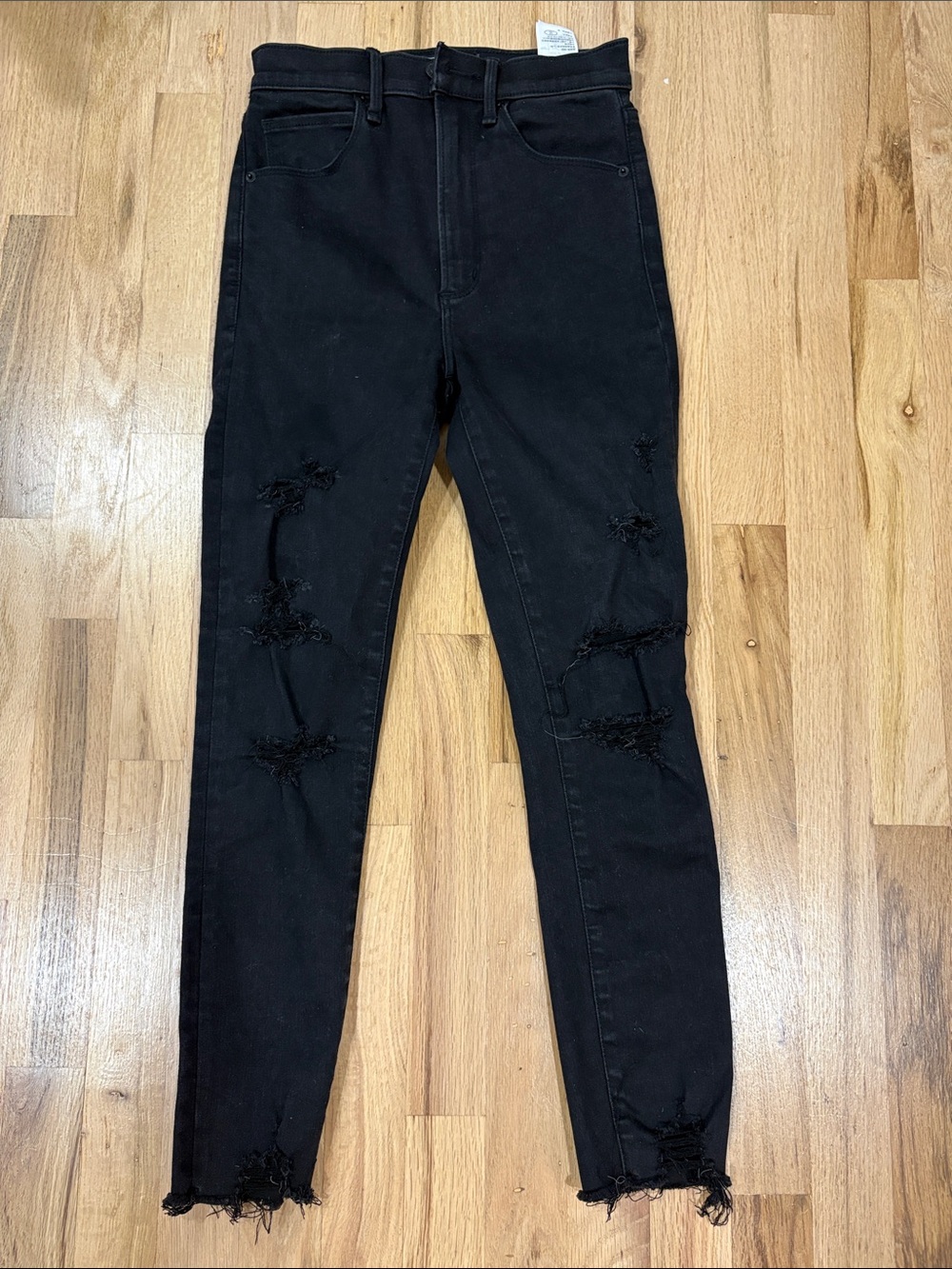 Abercrombie & Fitch Ultra High Rise Super Skinny Ankle Distressed Women’s Jeans